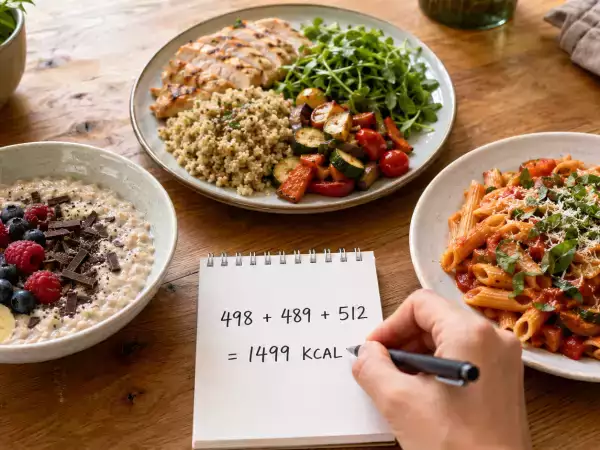 Wie sieht ein 1500-kcal-Speiseplan eigentlich aus? Hier ist ein ganzer Tag mit 1499 kcal