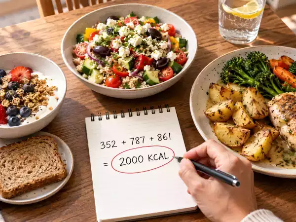 Wie sieht ein 2000-kcal-Menü eigentlich aus und für wen ist es gedacht?