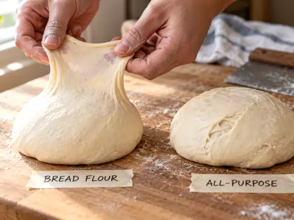 Brotmehl durch Allzweckmehl ersetzen? Der Eiweißgehalt verändert mehr als nur die Konsistenz