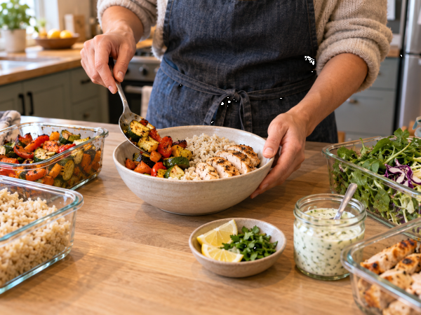 Abendessen unter der Woche? Bereiten Sie Zutaten vor, nicht ganze Mahlzeiten
