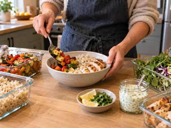 Abendessen unter der Woche? Bereiten Sie Zutaten vor, nicht ganze Mahlzeiten