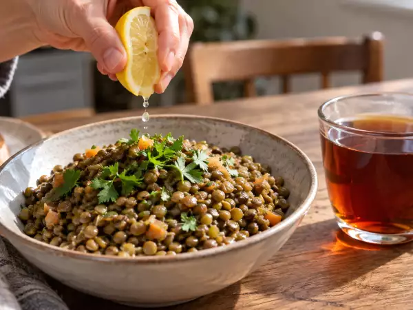 Essen Sie Linsen? Was Sie dazu trinken, kann die Eisenaufnahme beeinflussen