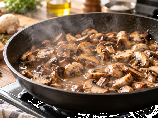 Wasserige Pilze in der Pfanne mit matschiger Konsistenz? Der häufigste Fehler beim Braten und der Trick, damit sie schmackhaft und schön gebräunt bleiben
