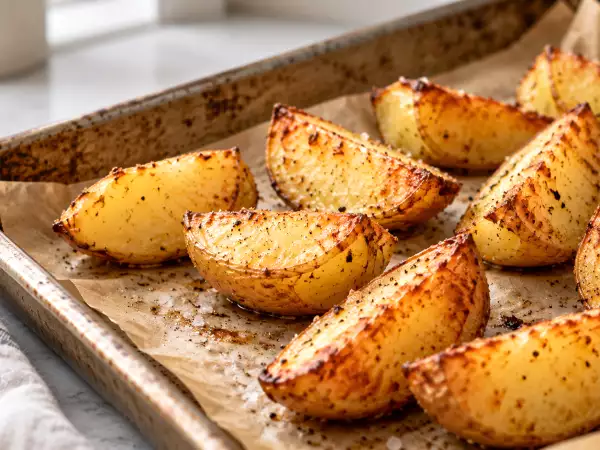 Weiche Ofenkartoffeln ohne knusprige Kruste? Der Fehler, der die Bräunung verhindert, und der einfache Schritt vor dem Backen, damit sie außen knusprig und innen weich werden