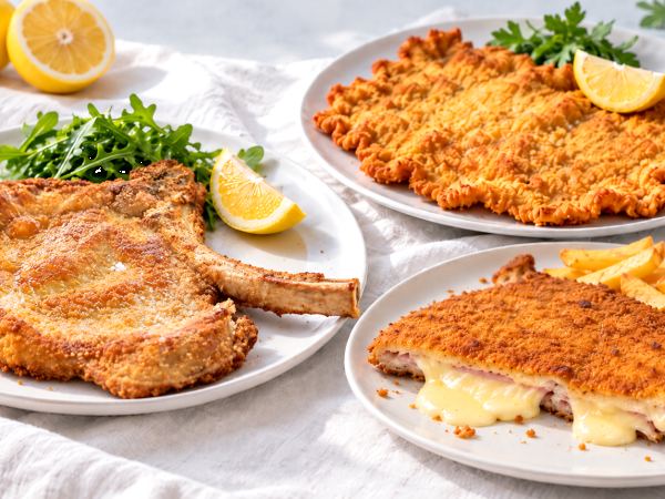 Wiener Schnitzel, Mailänder Schnitzel oder gefüllt? Diese 3 Varianten sind verschieden
