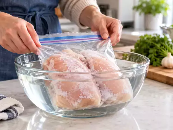 Hähnchen noch gefroren? Diese 3 Methoden helfen, wenn das Abendessen schon wartet