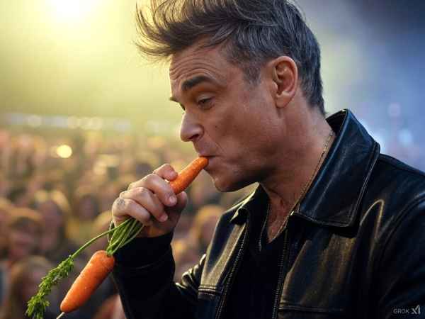 Robbie Williams' abrupte Ernährungsumstellung, die durch seine angeschlagene Gesundheit erzwungen wurde!