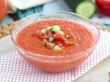 Artikel: Wenn Sie schon einmal in Spanien waren, haben Sie es bestimmt schon probiert: Hier erfahren Sie, wie Sie eine echte Gazpacho zu Hause in 10 Minuten zubereiten können!