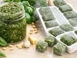 Artikel: Im Sommer zubereitetes und für den Winter eingefrorenes Pesto: Wie lange hält es wirklich und wie bewahrt man es richtig auf, damit es nicht schlecht wird?