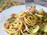 Artikel: 9 Nudelrezepte mit Zucchini, die Sie unbedingt probieren sollten: cremig, schnell zubereitet und unwiderstehlich für den Sommer