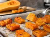 Artikel: Wie backt man einen Butternusskürbis im Ofen, damit die Stücke schön zart werden?