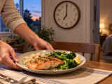 Artikel: Besser schlafen durch die richtige Ernährung? Achten Sie zunächst darauf, wann Sie essen – und nicht auf ein „Wundermittel“ vor dem Schlafengehen.