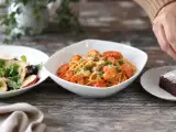 Artikel: Tagesmenü, 8. Oktober 2026: Rote Bete, Garnelen-Spaghetti und saftiger Kastanien-Schokokuchen