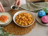 Artikel: Tagesmenü, 30. Oktober 2026: Kokos-Blumenkohlsuppe, Kürbis-Pasta und Halloween-Monster