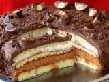 Rezept Tofee-torte karamell und schokolade