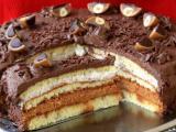 Rezept Tofee-torte karamell und schokolade