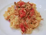 Rezept Tagliatelle mit sepiolini, kleinen artischocken und frischen tomaten