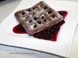 Rezept Sacherwaffeln mit waldheidelbeeren