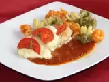 Rezept Hähnchenbrust mit mozzarella überbacken und aurorasauce