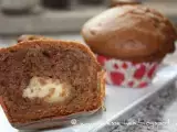 Rezept Nussnougat-muffin mit marzipankern