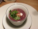 Rezept Samstagsmenue rotkohlcremesuppe