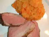 Rezept Mein erstes mal schweinefilet mit kartoffel-möhren-stampf