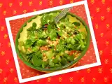 Rezept Feldsalat mit nüssen und granatapfelkernen