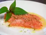 Rezept Lachs mit orangen-dill-salz