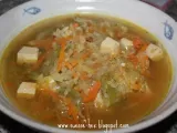 Rezept Scharfe gemüsesuppe mit tofu