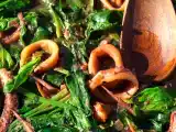 Rezept Kalamar mit spinat