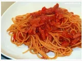 Rezept Spaghetti bzw. pasta in chorizo-tomaten-sugo ? italien und spanien machen gemeinsame sache