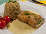 Rezept Wels gebraten auf pastinakenpüree mit orientalischem bulgur