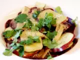 Rezept Rote bete-apfel-salat mit fruchtigem meerrettich-senfdressing