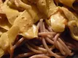 Rezept Spaghetti mit gemüsestreifen