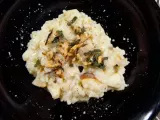 Rezept Birnen gorgonzola risotto mit wallnüssen