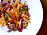 Rezept Cucina semplice: sedanini mit kürbiscarpaccio, radicchio und buffala