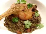 Rezept Puy linsen mit entenschenkeln
