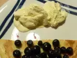 Rezept Dinkelcrepes mit blaubeeren und vanilleeis