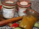 Rezept Rhabarberchutney mit aprikosen und chili
