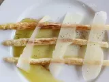 Rezept Gebratener spargel mit zitronen-olivenöl-dressing