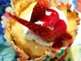Rezept Mini strawberry cheesecake