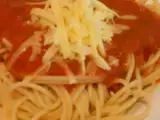 Rezept Spaghetti mit tomatensauce aus getrockneten & frischen tomaten