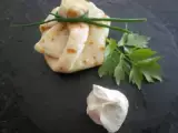 Rezept Crêpesäckchen mit pilzfülle und chakalaka ~ dip