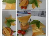 Rezept Samoussa - feta mit tomatendip