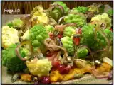 Rezept Süßkartoffelstampf mit romanesco, granatapfel und artischocken