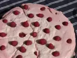Rezept Gâteau au yaourt aux fraises avec framboises