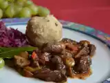 Rezept Wildschwein ragout mit weintrauben