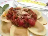 Rezept Mozzarella ravioli gefüllt mit getrockneten tomaten