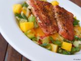 Rezept Blackened salmon mit mangosalsa