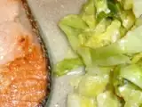 Rezept Lachssteak mit spitzkohl